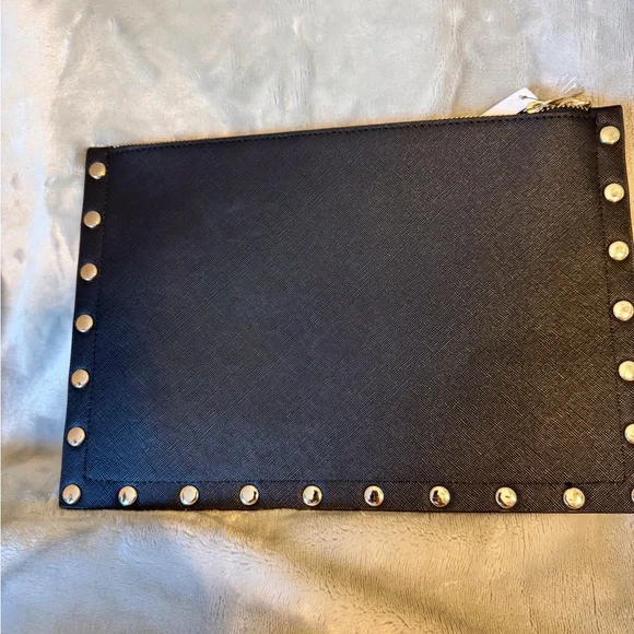 White House Black Market Black Floral Clutch - Picture 6 of 6